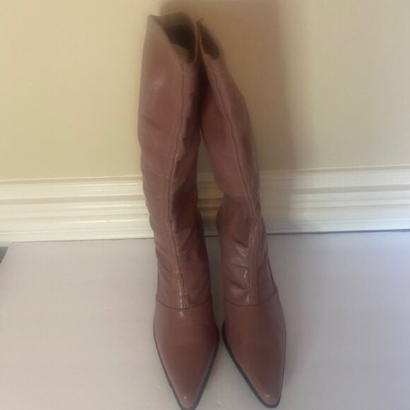 Franco Sarto leather boots, in rose/pink, size 6.5M - Picture 2 of 11